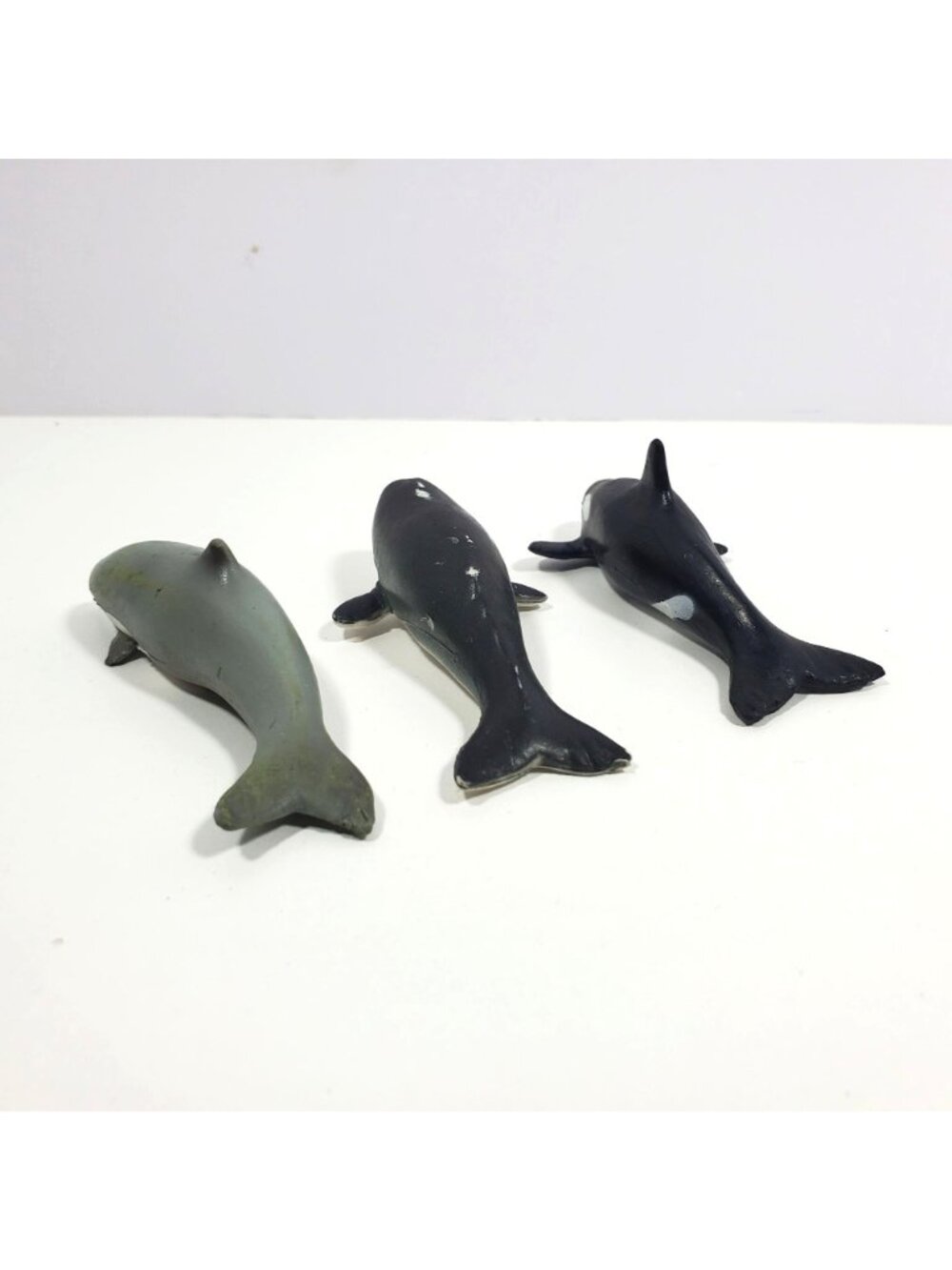 AAA Sperm Whale Dolphin Killer Whale 3.5" Figures Lot 3 Miniatures Mini - Picture 4 of 16